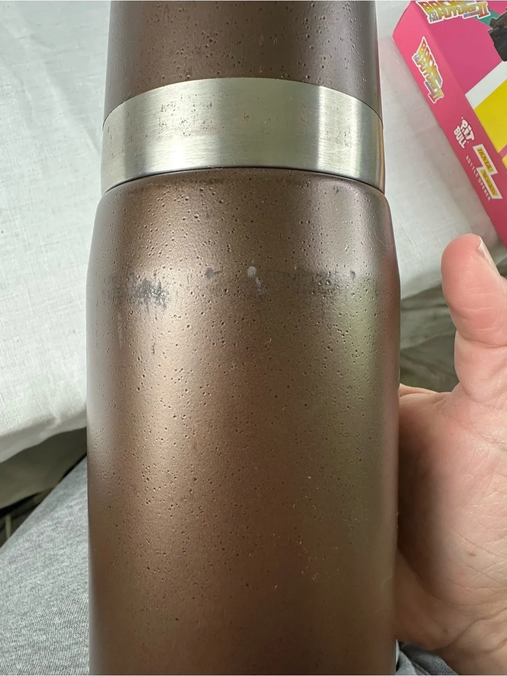 Stanley Brown Unbreakable Vacuum Bottle with Stainless Trim - Picture 9 of 12